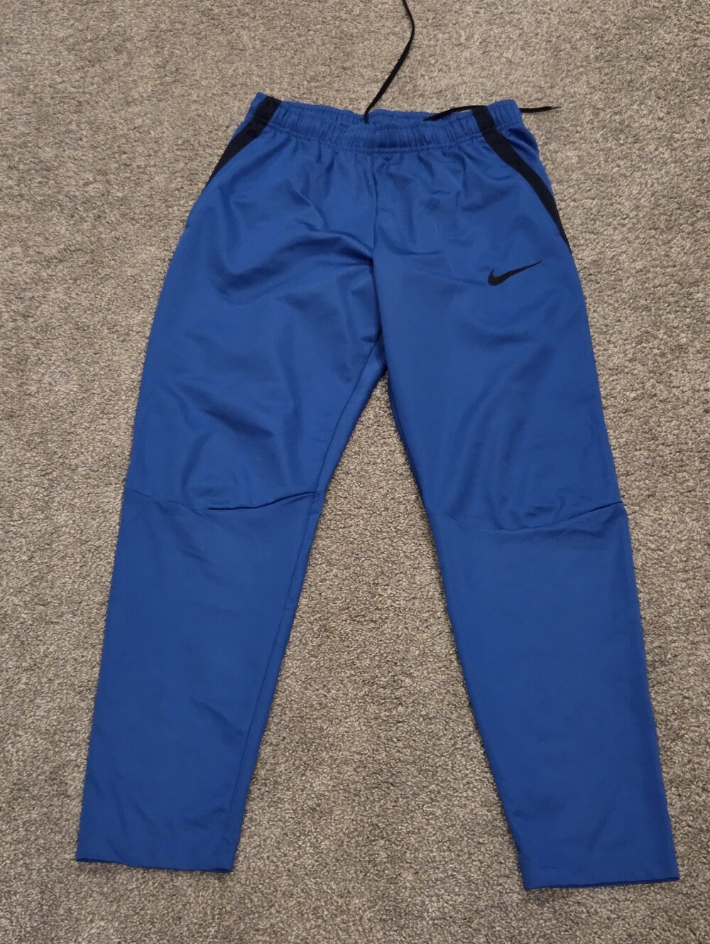 Nike Womens Royal Blue Joggers with Black Accents Sz L